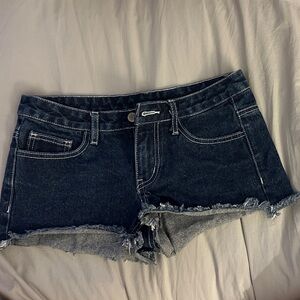 Brandy Melville Dark Denim Jean Shorts
